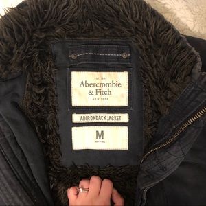 Abercrombie & Fitch Men’s fur jacket